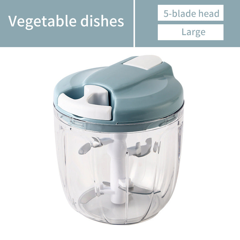 Hachoir manuel multifonction – Hachez vos aliments en 5 secondes sans effort (520 ml / 900 ml)