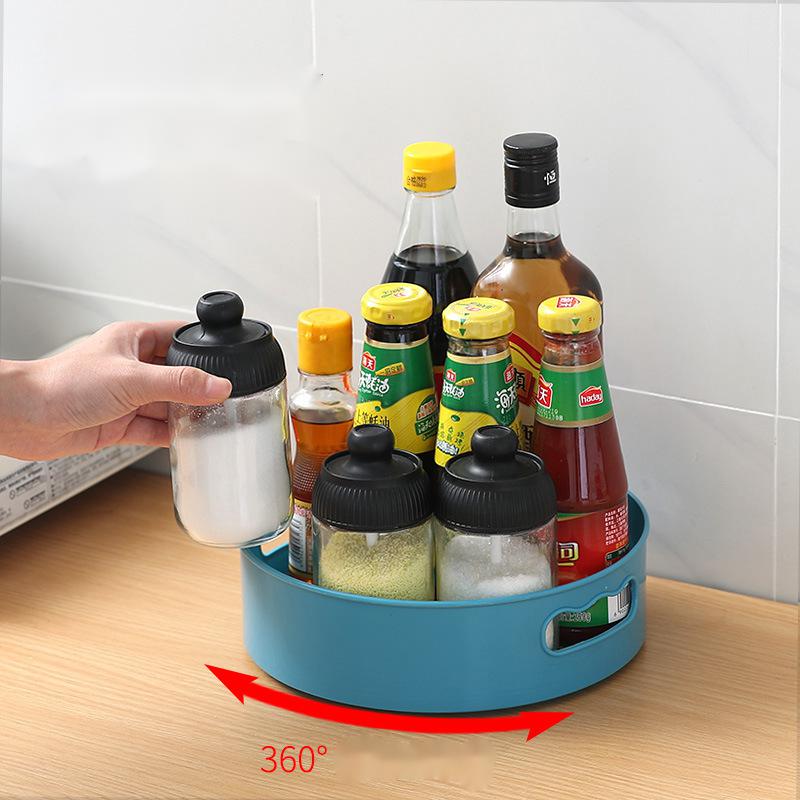 Plateau tournant 360° – Rangement pratique pour placards & cuisine