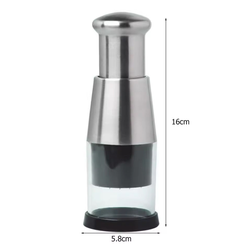 Hachoir manuel multifonction – Ail, oignons, herbes, noix en 5 secondes